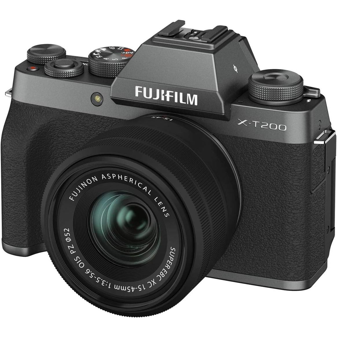 Buy FUJIFILM,Fujifilm X-T200 Mirrorless Camera – XC 15-45mm Lens, Dark Silver - Gadcet UK | UK | London | Scotland | Wales| Near Me | Cheap | Pay In 3 | Mirrorless Digital Cameras