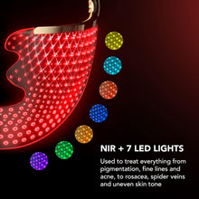 FAQ™ 202 Advanced 8-Colour LED Face Mask – 600 LED Light Points, NIR & Red Light Therapy, Flexi-Fit Silicone, App Control