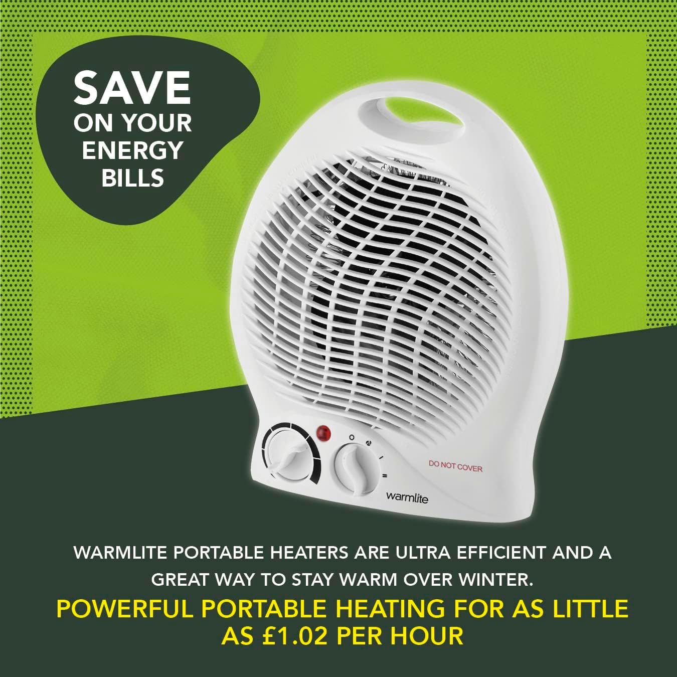 Buy Warmlite,Warmlite WL44002 Thermo Fan Heater – 2000W, White - Gadcet UK | UK | London | Scotland | Wales| Near Me | Cheap | Pay In 3 | Fans & Cooling