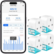 Buy Meross,Meross Smart WiFi Plug 4-Pack, Energy Monitoring, Works with Alexa, Google Home, SmartThings, Remote Control Timer, No Hub Required, 13A - Gadcet UK | UK | London | Scotland | Wales| Near Me | Cheap | Pay In 3 | Electronics