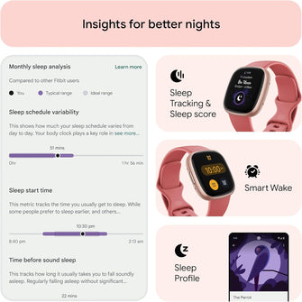 Buy Fitbit,Fitbit Versa 4 Smart Watch - Pink Sand / Copper Rose - Gadcet UK | UK | London | Scotland | Wales| Near Me | Cheap | Pay In 3 | Smartwatch