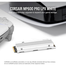 Corsair MP600 PRO LPX 4TB M.2 NVMe PCIe Gen4 SSD – PS5 Optimised, Heatsink, Up to 7,100MB/s