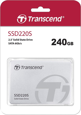 Buy Transcend,Transcend SSD220S 240 GB 2.5 Inch SATA III 6 Gb/s Internal Solid State Drive (SSD) 3D TLC NAND (TS240GSSD220S) - Gadcet UK | UK | London | Scotland | Wales| Near Me | Cheap | Pay In 3 | Solid State Drive