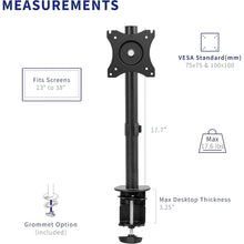 Buy Vivo,Vivo STAND-V001C Single Monitor Desk Mount – Adjustable Tilt Arm for 1 LCD Screen up to 32" - Gadcet UK | UK | London | Scotland | Wales| Near Me | Cheap | Pay In 3 | TV & Monitor Mounts