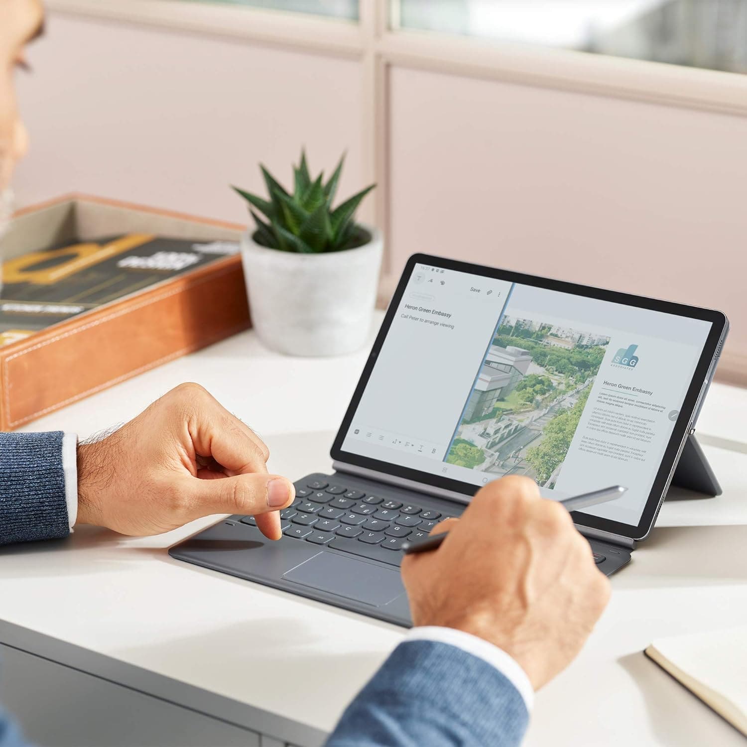 Buy Samsung,"Samsung Galaxy Tab S6, 10.5" Wi-Fi, 256GB, Mountain Grey - Gadcet UK | UK | London | Scotland | Wales| Ireland | Near Me | Cheap | Pay In 3 | Tablet Computers