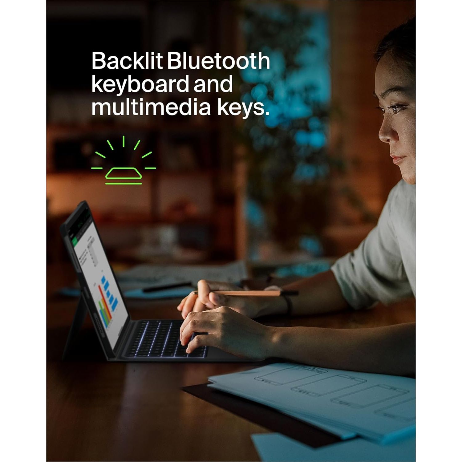 Buy Cashtro Ltd,Belkin iPad Air 10.9/Pro 11 Folio Keyboard Case - Black - Gadcet UK | UK | London | Scotland | Wales| Near Me | Cheap | Pay In 3 | Keyboard Trays & Platforms