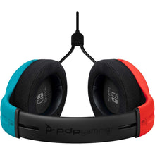 Buy PDP,PDP Gaming LVL40 Stereo Headset with Mic for Nintendo Switch - PC, iPad, Mac, Laptop Compatible, Noise Cancelling, Lightweight, On-Ear, 3.5mm Jack - Neon Blue-Red - Gadcet UK | UK | London | Scotland | Wales| Near Me | Cheap | Pay In 3 | Headphones & Headsets