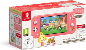 Nintendo Switch Lite Animal Crossing: New Horizons Isabelle Aloha Edition Coral