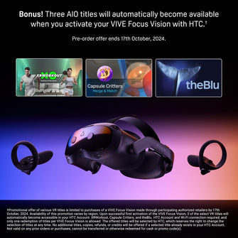Buy HTC,HTC Vive Focus Vision Bundle – Mixed Reality & PC VR Headset with Controllers - Gadcet UK | UK | London | Scotland | Wales| Near Me | Cheap | Pay In 3 | Video Game Consoles