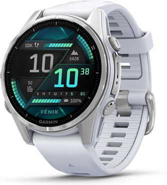 Buy Garmin,Garmin fēnix 8 Premium Multisport GPS Smartwatch – 43mm AMOLED, Whitestone – 10-Day Battery, Built-in LED Flashlight - Gadcet UK | UK | London | Scotland | Wales| Near Me | Cheap | Pay In 3 | Smart Watches