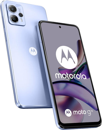 Buy Motorola,Motorola Moto (g13, 6.5 Inch 90 Hz HD+ Display, 50 MP Quad Pixel Camera, Dolby Atmos Stereo Speakers, 5000 mAh Battery, TurboPower Charging, 4/128 GB, Dual SIM), Lavender Blue - Gadcet UK | UK | London | Scotland | Wales| Near Me | Cheap | Pay In 3 | Mobile Phone