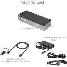 Buy StarTech.com,StarTech.com USB-C & USB-A Hybrid Docking Station – Dual 4K 60Hz, 100W Power Delivery, Thunderbolt Compatible - Gadcet UK | UK | London | Scotland | Wales| Near Me | Cheap | Pay In 3 | Laptop Docking Stations