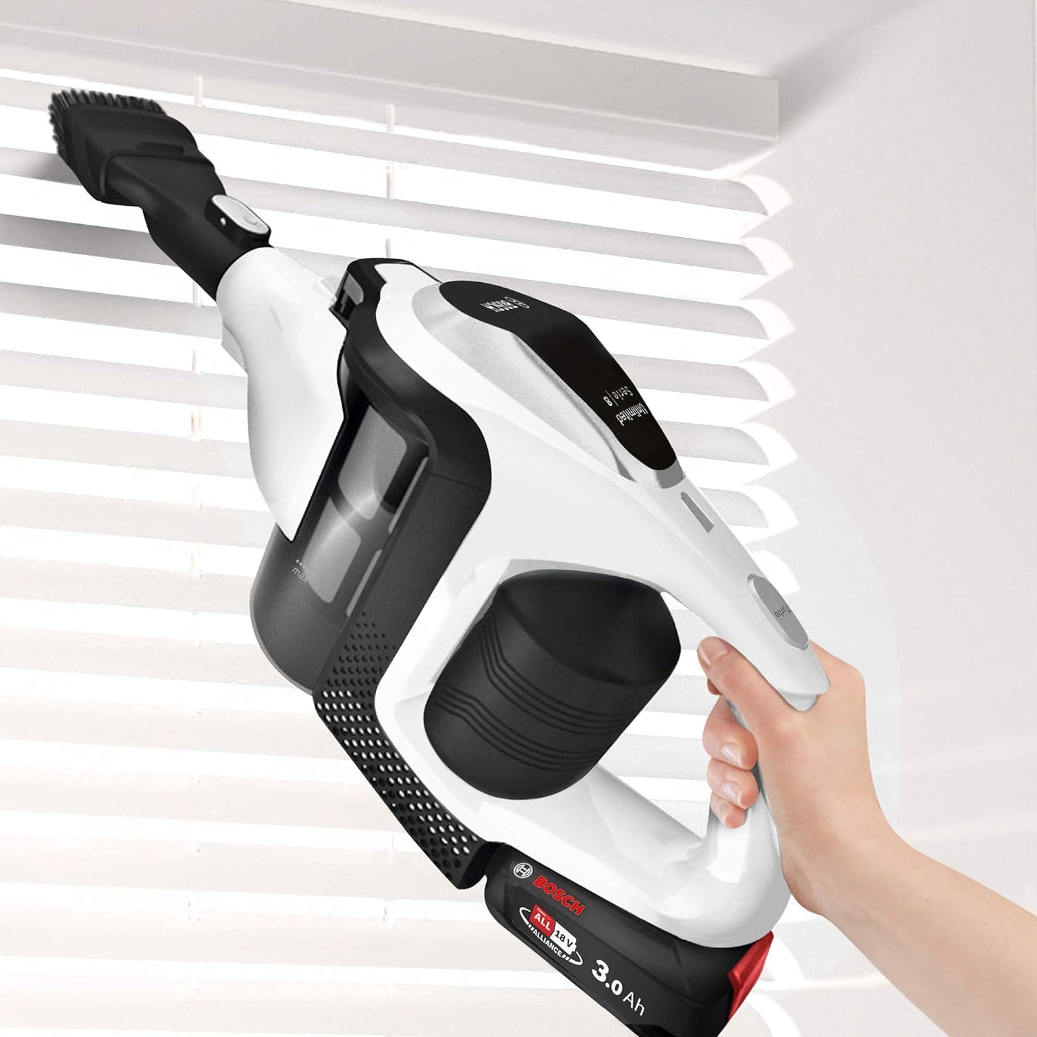 Buy Bosch,Bosch BCS122GB Unlimited Serie | 8 - Rechargeable Cordless and Lightweight Vacuum Cleaner for Multiple Surfaces with Two Interchangeable Power For All Battery Packs and Quick Charger,White - Gadcet UK | UK | London | Scotland | Wales| Ireland | Near Me | Cheap | Pay In 3 | Vacuum Cleaner