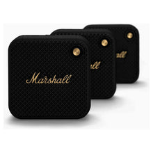 Buy Marshall,Marshall Willen Portable Bluetooth Speaker - Black and Brass - Gadcet UK | UK | London | Scotland | Wales| Near Me | Cheap | Pay In 3 | Bluetooth Speakers