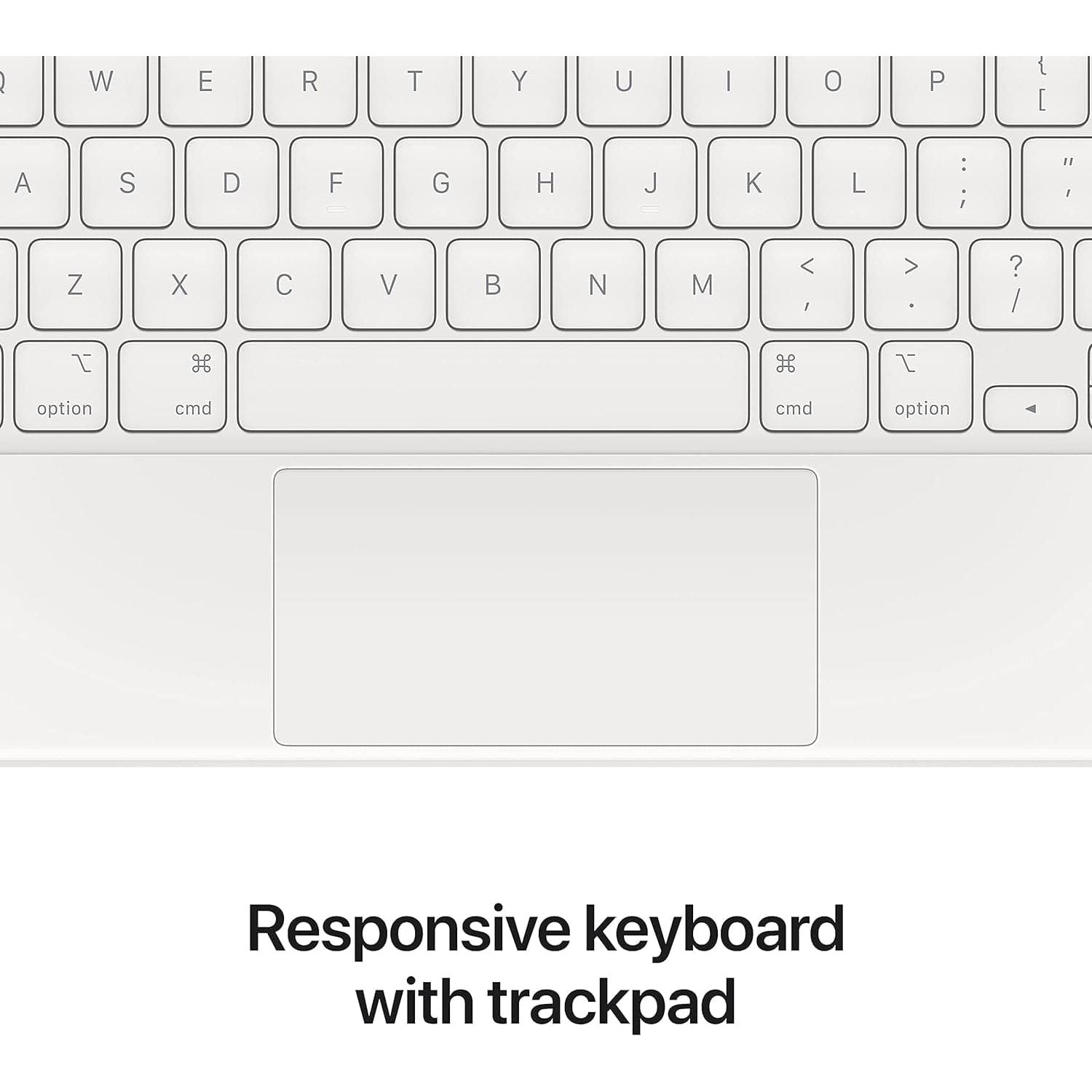 Buy Apple,Apple Magic Keyboard (for 12.9-inch iPad Pro - 5th generation) - British English - White - Gadcet UK | UK | London | Scotland | Wales| Near Me | Cheap | Pay In 3 | Tablet Computer Parts
