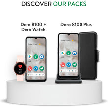 Buy Doro,Doro 8100 Plus – 4G Unlocked Smartphone for Seniors – 13MP Triple Camera, Water-Resistant Android Phone, 6.1" HD Display, Assistance Button with GPS, Cradle & Wallet Case - Gadcet UK | UK | London | Scotland | Wales| Near Me | Cheap | Pay In 3 | Mobile & Smart Phones