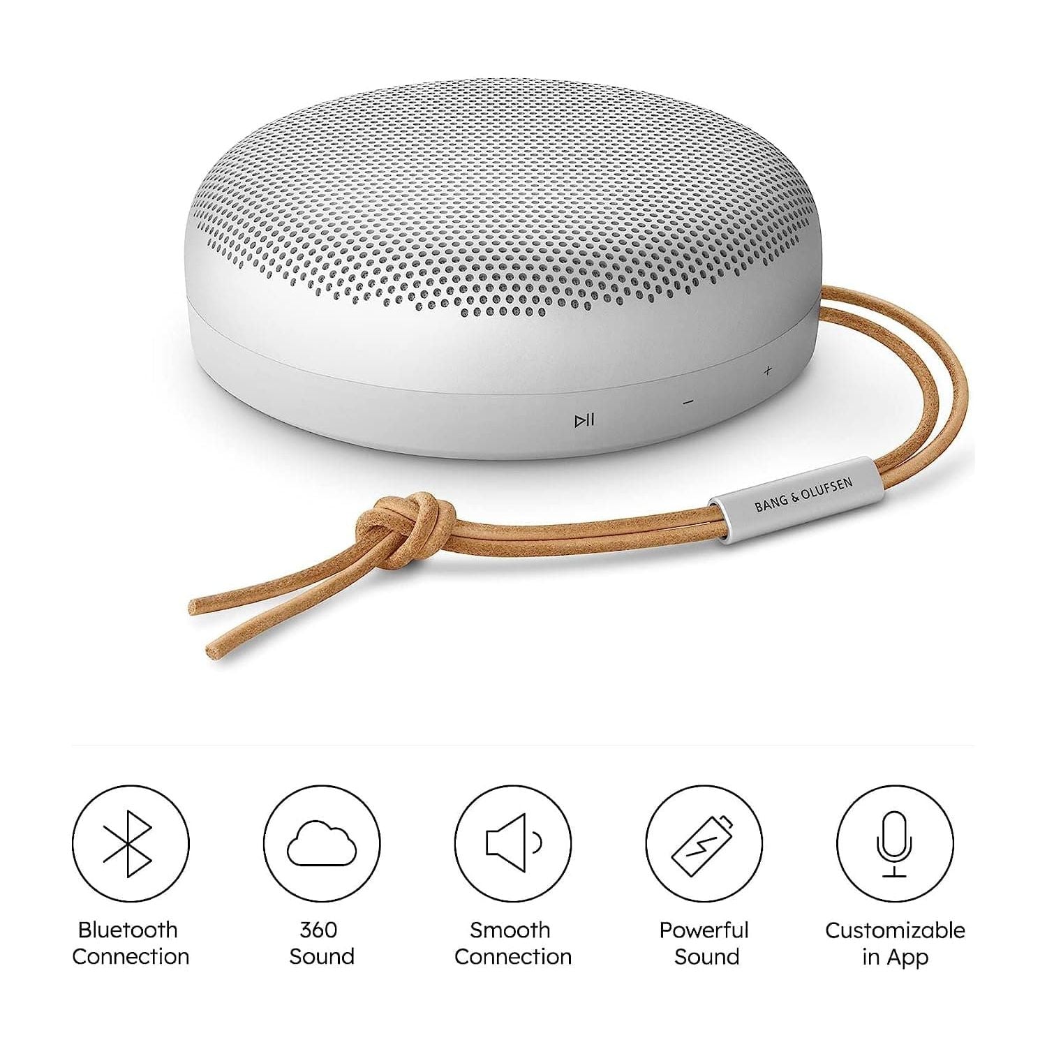 Buy Bang & Olufsen,Bang & Olufsen Beosound A1 (2nd Generation) Portable Bluetooth Speaker, Grey Mist - Gadcet UK | UK | London | Scotland | Wales| Ireland | Near Me | Cheap | Pay In 3 | Bluetooth Speakers