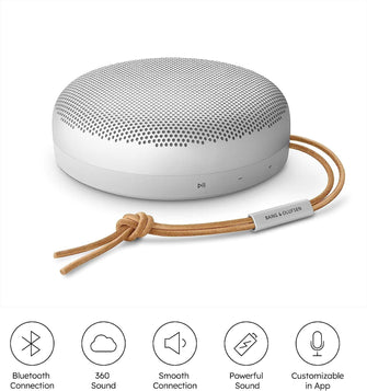 Buy Bang & Olufsen,Bang & Olufsen Beosound A1 (2nd Generation) Portable Bluetooth Speaker, Grey Mist - Gadcet UK | UK | London | Scotland | Wales| Ireland | Near Me | Cheap | Pay In 3 | Bluetooth Speakers