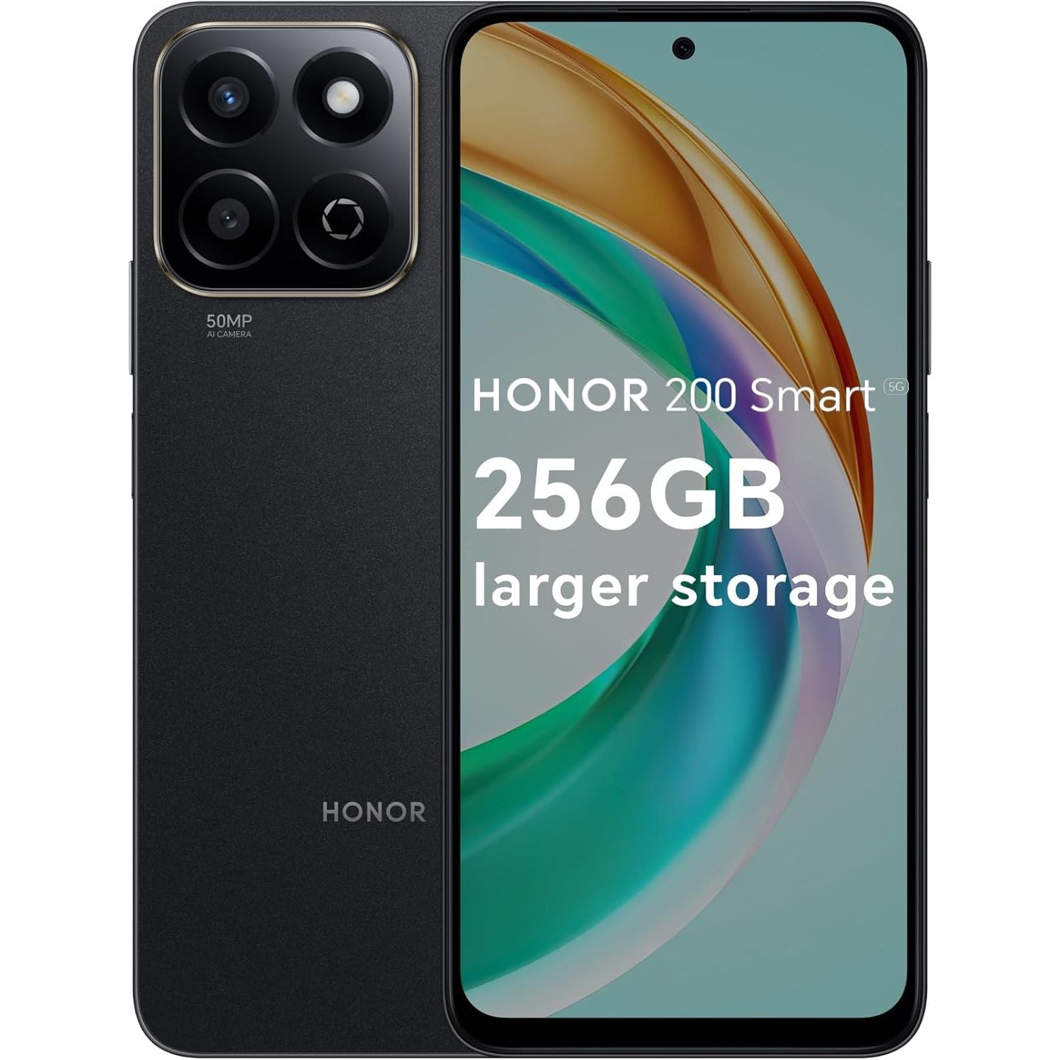 Buy HONOR,HONOR 200 Smart 4GB RAM 256GB Storage SIM-Free Smartphone Unlocked Midnight Black - Gadcet UK | UK | London | Scotland | Wales| Near Me | Cheap | Pay In 3 | Unlocked Mobile Phone