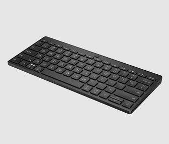 Buy HP,HP 350 Compact Bluetooth Keyboard. Connect up to 3 devices via Bluetooth 5.2, Multi-OS, with SMART shortcuts, dictation and emoji keys, made from 60% recycled materials, Black - Gadcet UK | UK | London | Scotland | Wales| Near Me | Cheap | Pay In 3 | Keyboard & Mouse