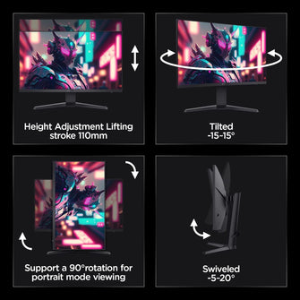 Buy KOORUI,KOORUI 27" QHD Gaming Monitor - 1440p IPS, 1ms, 144Hz HDMI, 170Hz DisplayPort, HDR400, DCI-P3 90%, Height Adjustable & Rotatable - Gadcet UK | UK | London | Scotland | Wales| Near Me | Cheap | Pay In 3 | Computer Monitors
