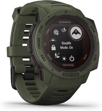 Buy Garmin,Garmin Instinct Solar Tactical, Solar-powered Rugged Outdoor Smartwatch with Tactical Features, Built-in Sports Apps and Health Monitoring - Moss Green - Gadcet UK | UK | London | Scotland | Wales| Ireland | Near Me | Cheap | Pay In 3 | Watches