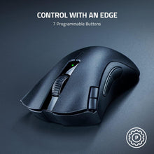 Buy RAZER,Razer DeathAdder V2 X HyperSpeed - Ergonomic Mouse for Wireless Gaming (235 Hours of Battery Life, HyperSpeed Wireless, 14K DPI Optical Sensor, Mechanical Switches Gen-2, 7 Programmable Buttons) Black - Gadcet UK | UK | London | Scotland | Wales| Near Me | Cheap | Pay In 3 | Keyboard & Mouse