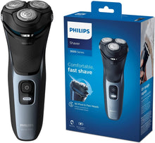 Buy Philips,Philips Series 3000 Wet or Dry Men's Electric Shaver with a 5D Pivot & Flex Heads, Shiny Blue - Gadcet.com | UK | London | Scotland | Wales| Ireland | Near Me | Cheap | Pay In 3 | Health & Beauty