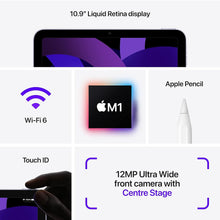 Buy Apple,Apple iPad Air 2022 10.9 Inch Wi-Fi 64GB - Purple MME23B/A - Gadcet UK | UK | London | Scotland | Wales| Ireland | Near Me | Cheap | Pay In 3 | Tablet Computers