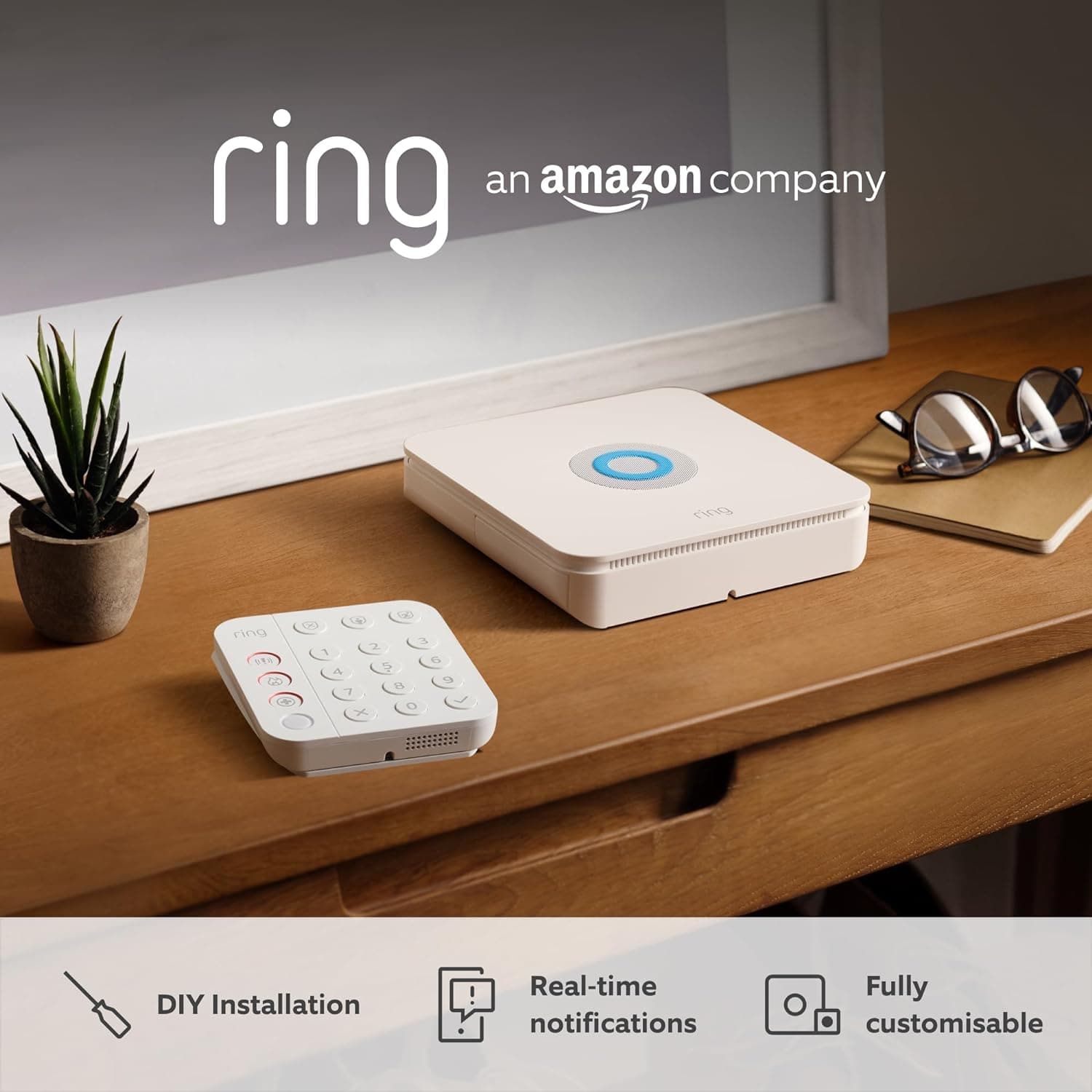 Buy Ring Alarm,Ring Alarm Pack - S by Amazon | Smart home alarm security system with optional Assisted Monitoring - No long-term commitments | Works with Alexa - Gadcet UK | UK | London | Scotland | Wales| Near Me | Cheap | Pay In 3 | Security System Sensors
