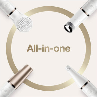 Buy Braun,Braun FaceSpa Face Epilator, Hair Removal - White/Bronze - Gadcet.com | UK | London | Scotland | Wales| Ireland | Near Me | Cheap | Pay In 3 | Health & Beauty