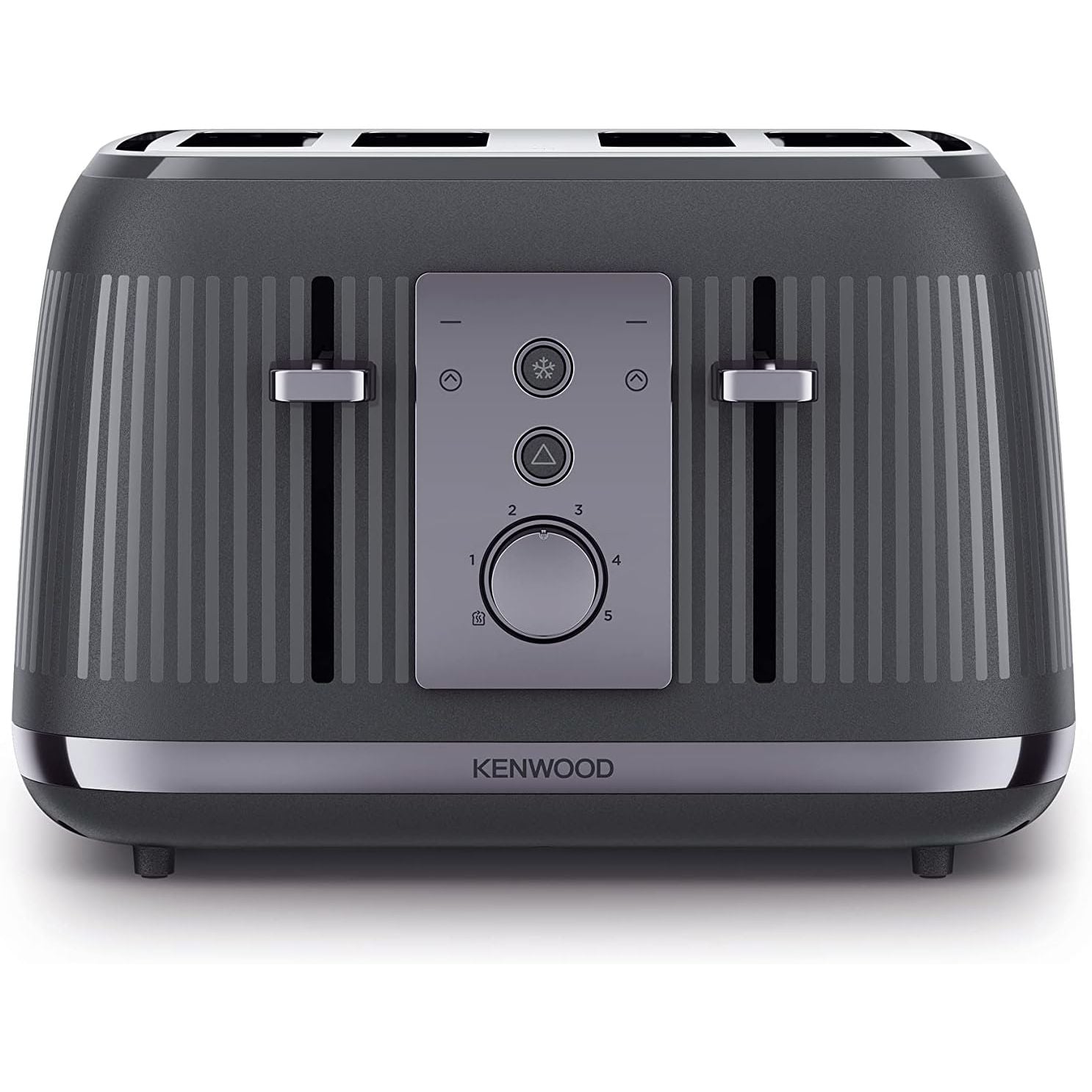 Buy Kenwood,Kenwood Dusk Toaster, 4 Slot Toaster, Reheat, 5 Browning Settings, Defrost and Cancel Functions, Pull Crumb Tray, TFP30.000GY, 1800W, Slate Grey - Gadcet UK | UK | London | Scotland | Wales| Near Me | Cheap | Pay In 3 | Toasters