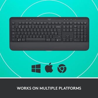 Buy Logitech,Logitech Signature K650 Wireless Keyboard with Wrist Rest QWERTY UK - Grey - Gadcet UK | UK | London | Scotland | Wales| Ireland | Near Me | Cheap | Pay In 3 | Keyboard & Mouse