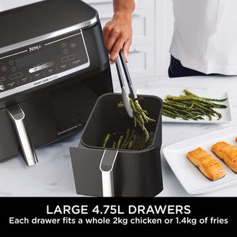 Buy Ninja,Ninja Foodi MAX Dual Zone Air Fryer Smart Cook System, 9.5L - Black - Gadcet UK | UK | London | Scotland | Wales| Near Me | Cheap | Pay In 3 | AIR FRYER / GRILL