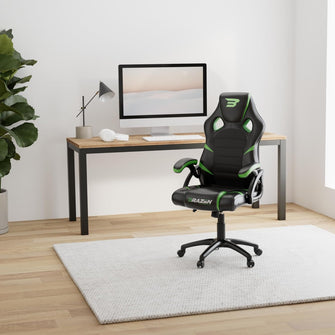 Buy BraZen Puma,Puma Ergonomic Gaming Chair for Adults – PC/Office Computer Chair with High-Back Support – Black & Green - Gadcet UK | UK | London | Scotland | Wales| Near Me | Cheap | Pay In 3 | Office Equipment