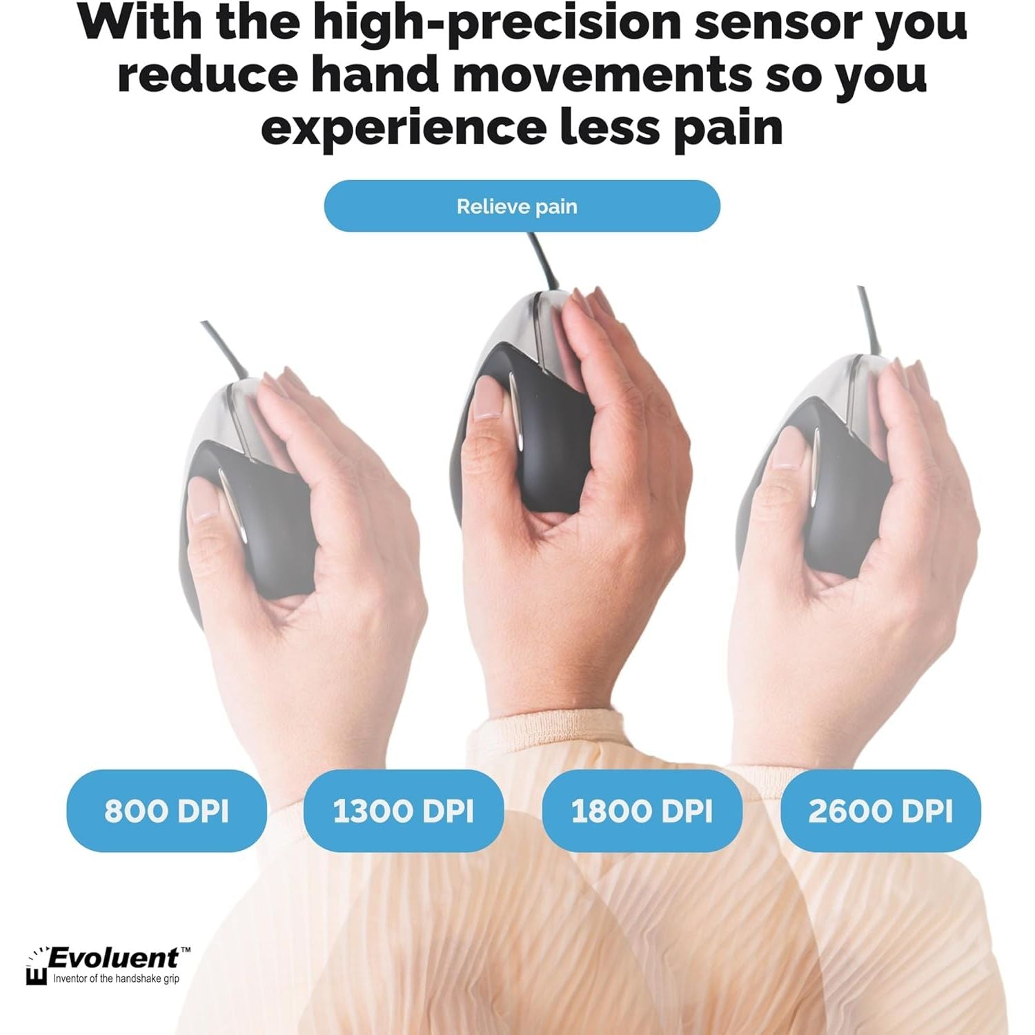 Buy Evoluent,Evoluent Right Handed Vertical Mouse 3 Ergonomic Mouse - Gadcet UK | UK | London | Scotland | Wales| Near Me | Cheap | Pay In 3 | Mice & Trackballs