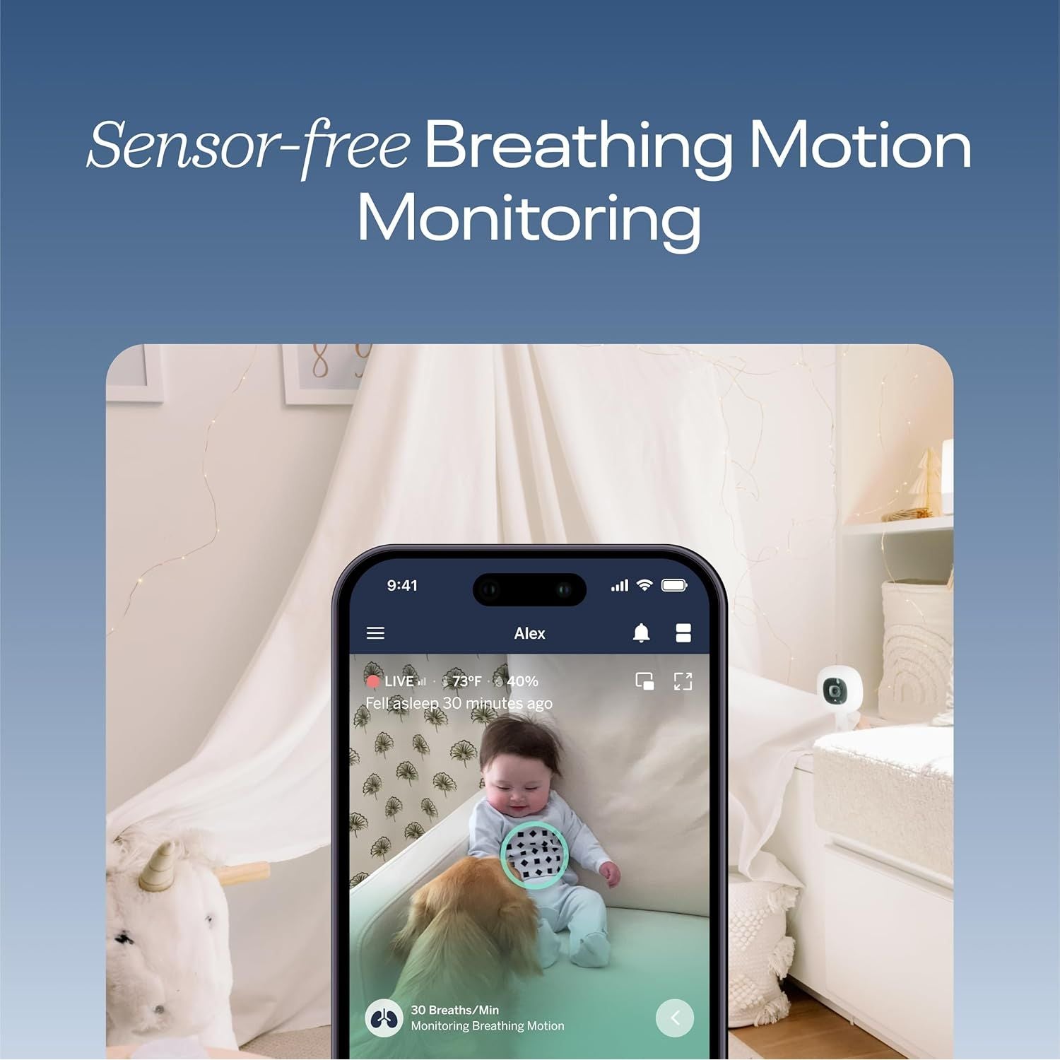Buy Nanit,Nanit Pro 1080p HD Smart Baby Monitor & Flex Duo Stand – White, Split Screen, Alert Zone, Breathing Motion Monitoring, Small Breathing Band – EAN 810108750437 - Gadcet UK | UK | London | Scotland | Wales| Near Me | Cheap | Pay In 3 | Baby Monitor