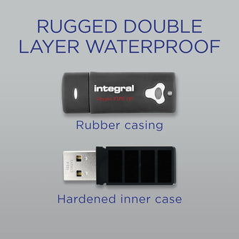 Buy Integral,Integral 8GB Crypto-197 256-Bit Hardware Encrypted 3.0 USB Secure Flash Memory Drive - Certified to FIPS 197, Brute-Force Password Attack Protection & Rugged Double-layer Waterproof Design - Gadcet UK | UK | London | Scotland | Wales| Ireland | Near Me | Cheap | Pay In 3 | Computer Accessories
