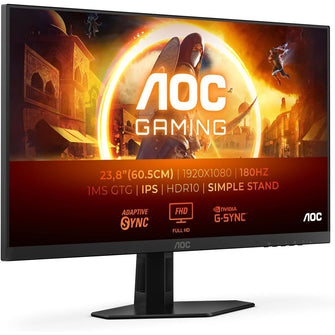 AOC Gaming 24G4XE 24" FHD Monitor – 180Hz, IPS, 1ms, FreeSync/G-Sync, HDR10, Speakers