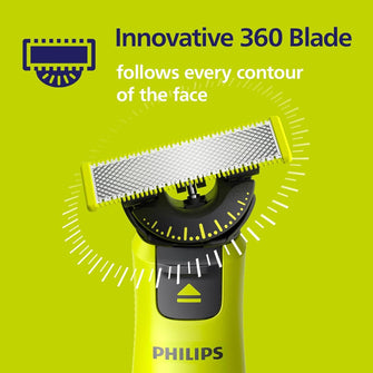Buy PHILIPS,Philips OneBlade 360 Replacement Blades, For OneBlade Electric Shaver and Trimmer, 3 Pack, Model QP430/60 - Gadcet UK | UK | London | Scotland | Wales| Near Me | Cheap | Pay In 3 | Razors & Razor Blades