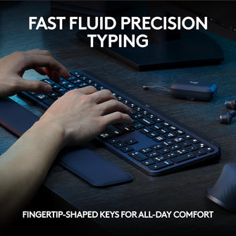 Buy Logitech,Logitech MX Keys S Wireless Keyboard, Low Profile, Fluid Quiet Typing, Programmable , Backlighting, Bluetooth, USB C Rechargeable, for Windows PC, Linux, Chrome, Mac, QWERTY UK English - Graphite - Gadcet UK | UK | London | Scotland | Wales| Near Me | Cheap | Pay In 3 | Keyboards