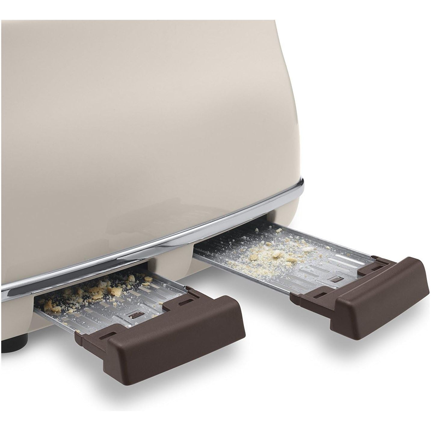 Buy De'Longhi,De'Longhi Icona Vintage 4-Slot Toaster - Reheat, Defrost, One-Side Bagel, 6 Browning Settings, Beige - CTOV4003BG - Gadcet UK | UK | London | Scotland | Wales| Near Me | Cheap | Pay In 3 | Toaster