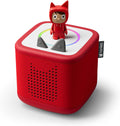 Toniebox 2 Starter Set, Speech Boosting Educational Toy for Toddlers Certified 1+, Screen-Free Audio Player with Creative Tonie Rubie – Red