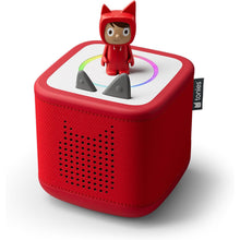 Toniebox 2 Starter Set, Speech Boosting Educational Toy for Toddlers Certified 1+, Screen-Free Audio Player with Creative Tonie Rubie – Red