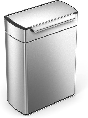 Buy simplehuman,simplehuman CW2018 48L (24/24) Rectangular Touch-Bar Recycling Kitchen Bin - Brushed Stainless Steel - Gadcet UK | UK | London | Scotland | Wales| Ireland | Near Me | Cheap | Pay In 3 | Home Automation Kits