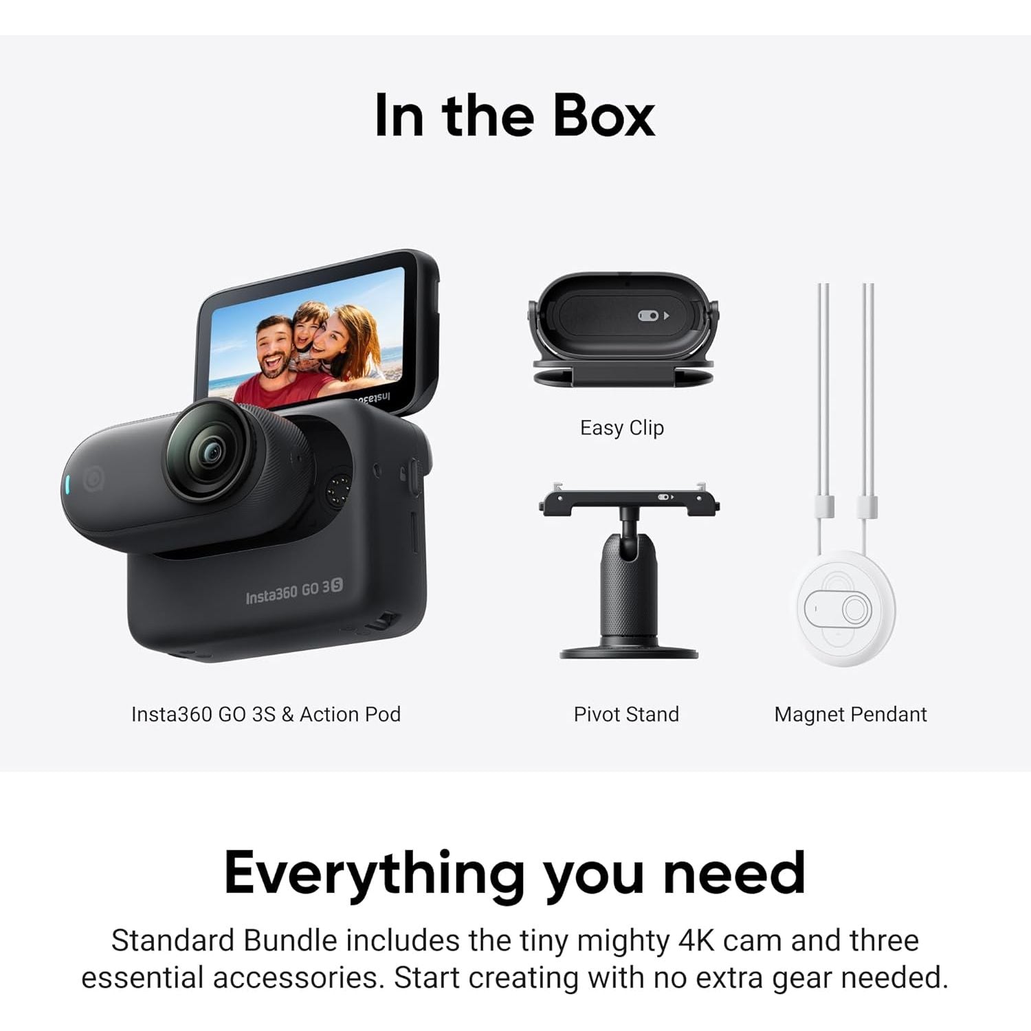 Buy Insta360,Insta360 GO 3S 128GB – 4K Tiny Portable Vlogging Camera - Gadcet UK | UK | London | Scotland | Wales| Near Me | Cheap | Pay In 3 | Action Video Cameras