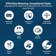 Buy Beko,Beko CaffeExperto™ CEP5302B Manual Espresso Machine – Black (15 Bar, Touch Display, Milk Frother, Dual Nozzle) - Gadcet UK | UK | London | Scotland | Wales| Near Me | Cheap | Pay In 3 | Coffee Makers & Espresso Machines
