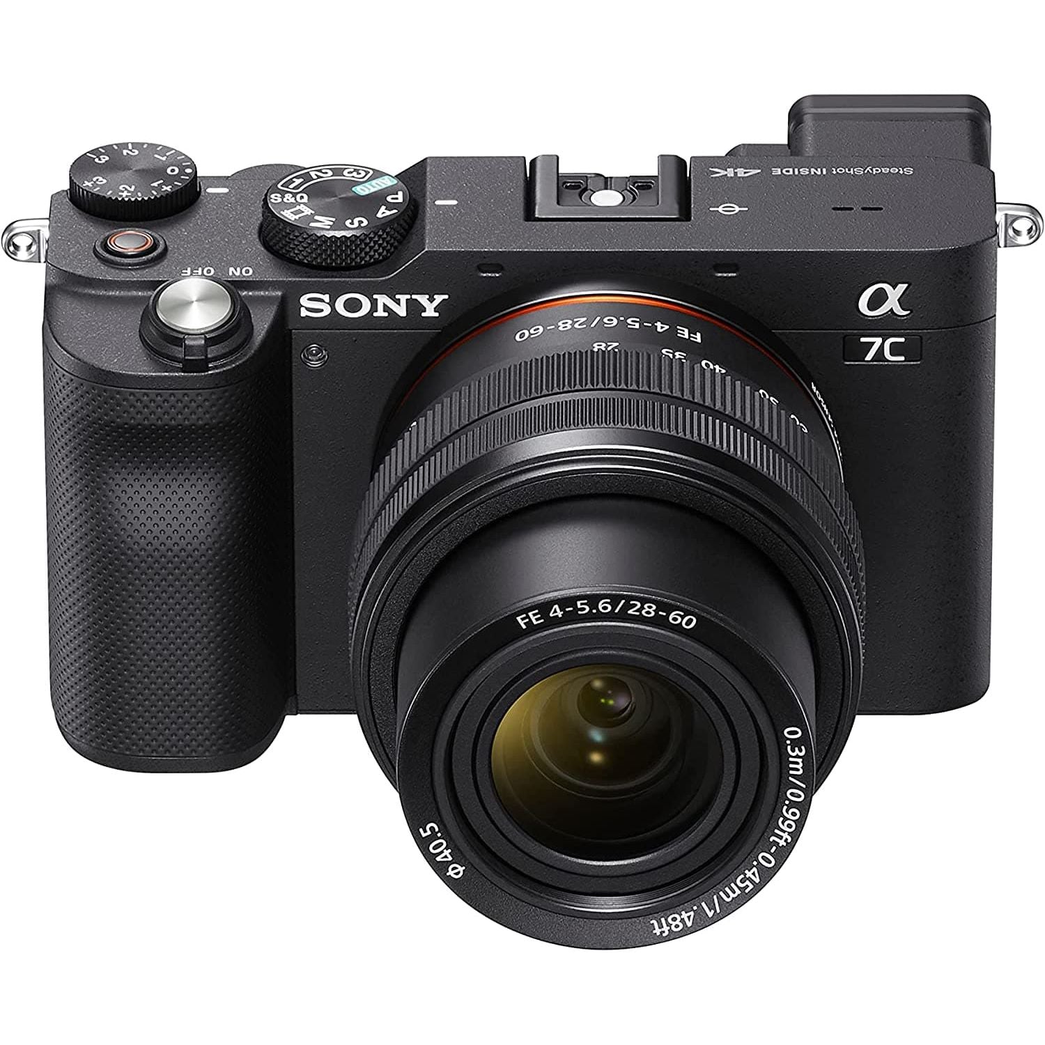 Buy Sony,Sony Alpha 7 C | Full-frame Mirrorless Interchangeable Lens Camera with Sony FE 28-60mm F4-5.6 Zoom Lens - Black - Gadcet.com | UK | London | Scotland | Wales| Ireland | Near Me | Cheap | Pay In 3 | Cameras