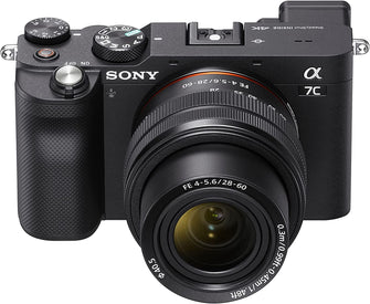 Buy Sony,Sony Alpha 7 C | Full-frame Mirrorless Interchangeable Lens Camera with Sony FE 28-60mm F4-5.6 Zoom Lens - Black - Gadcet.com | UK | London | Scotland | Wales| Ireland | Near Me | Cheap | Pay In 3 | Cameras