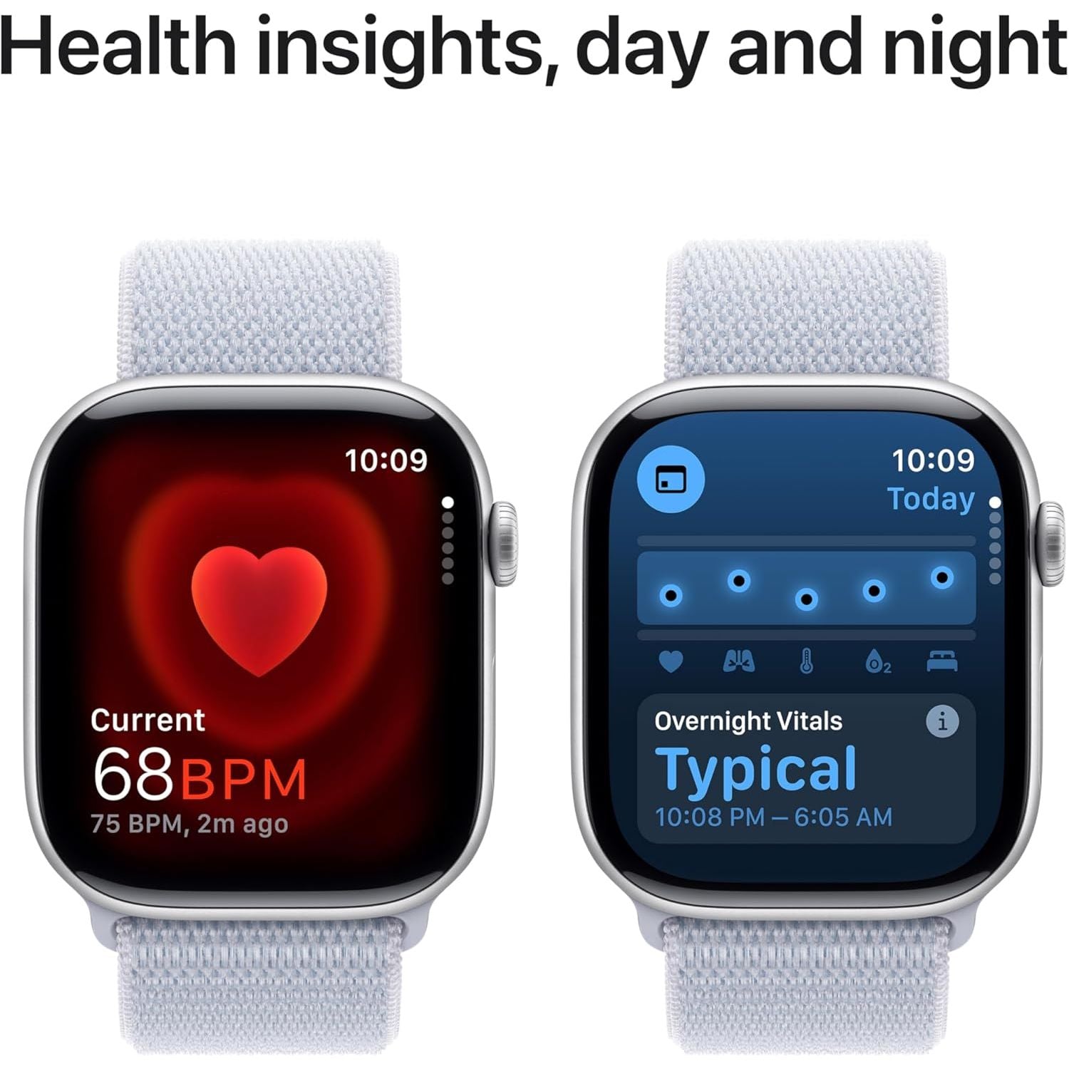 Buy Apple,Apple Watch Series 10 GPS 46mm Silver Aluminium Case with Blue Cloud Sport Loop - One Size - Gadcet UK | UK | London | Scotland | Wales| Near Me | Cheap | Pay In 3 | Smart Watches